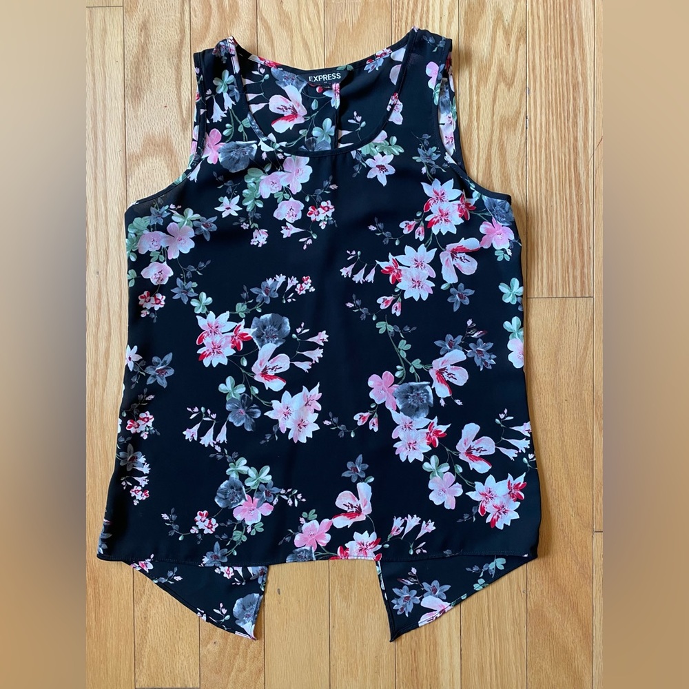 Express Open Back Tank Top Size S